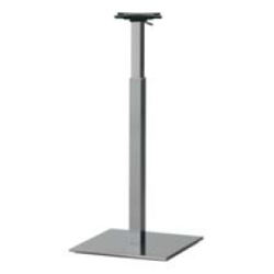 INOX ADJUSTABLE H:73-115,5 - Max. bordplade : 70 / 70x70 cm