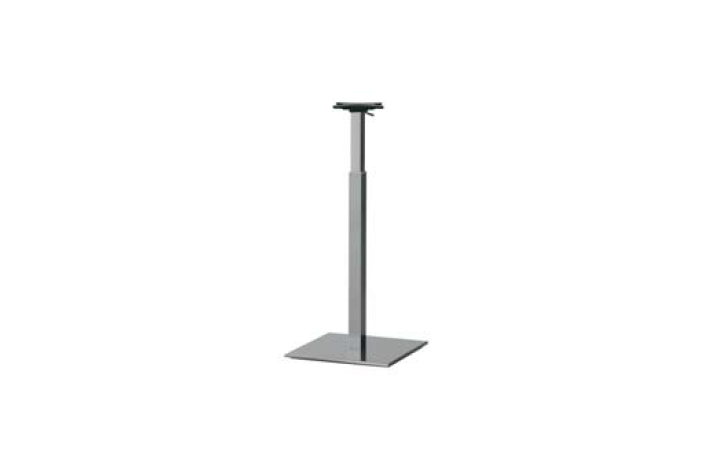 INOX ADJUSTABLE H:73-115,5 - Max. bordplade : 70 / 70x70 cm