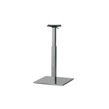 INOX ADJUSTABLE H:51-72,5 - Max. bordplade : 80 / 70x70 cm