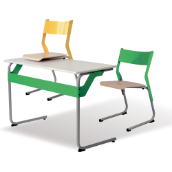 Stol med b�ges�de,gr�t stel, demostol kr. 150.- 