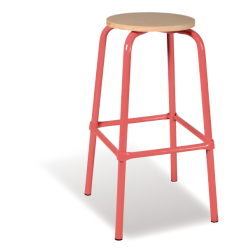 H�J TABURET MED FODST�TTE / 65 CM