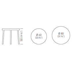 STEFANO 3-POD BORD H50
