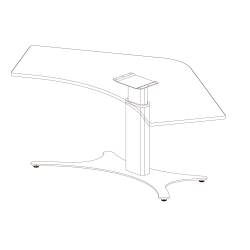 MOVE-M1 GULL WING H�VE S�NKE STEL nu kun kr. 500.-