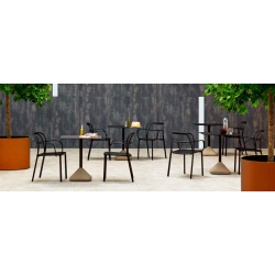 CONCRETE STEL H:73/FOD:37x37 - Max. bordplade : 800 mm