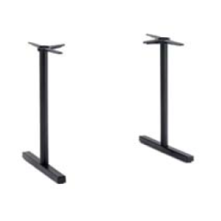 BOLD T-BEN STEL H:73/FOD:2x63,5x8,5 - Max. bordplade 1400x900 mm