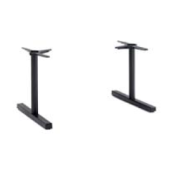 BOLD T-BEN STEL H:50/FOD:2x63,5x8,5 - Max. bordplade 1400x900 mm