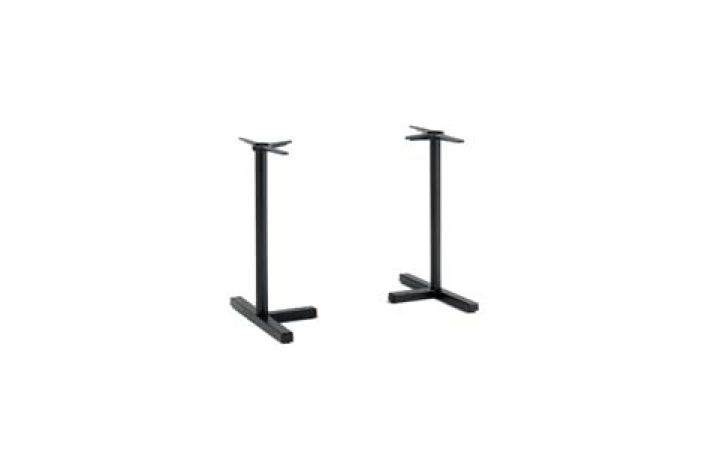 BOLD T-BEN STEL H:73/FOD132x60 - Max. bordplade 1400x900 mm