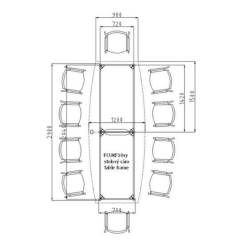 KONFERENCE BORDRAMME FCUKF106/5