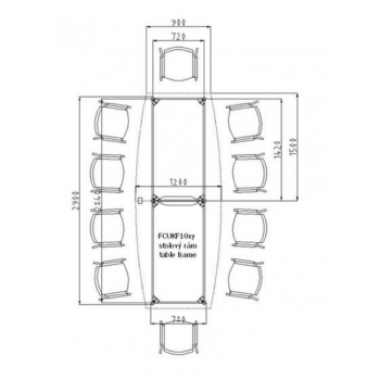 KONFERENCE BORDRAMME FCUKF106/5