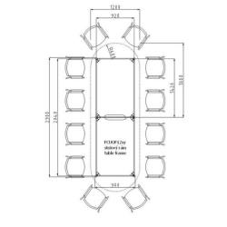 KONFERENCE BORDRAMME FCUKF126/5