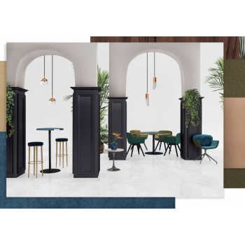 MBLER MED UNIKKE POLSTRINGSSTYKKER - Stole - Borde - Sofaer - Pufs - Belysning