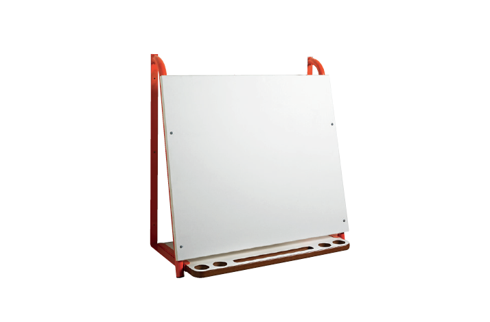METAL VGTAVLE MED WHITE BOARD