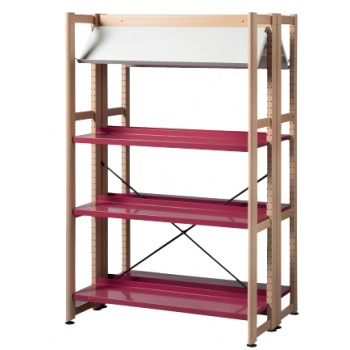 LAJEO REOL MED HYLDESTRUKTUR