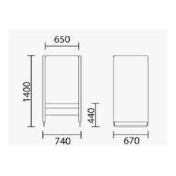 ZIPPO LOUNGE STOL MED HJ RYG