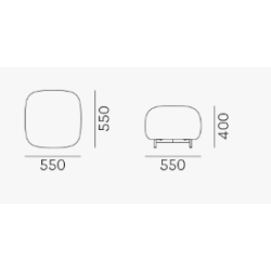 BUDDY PUF 550x550/ H: 400