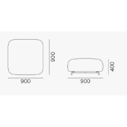 BUDDY PUF 900x900/ H: 400