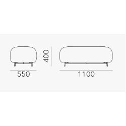 BUDDY PUF 550x1000/ H: 400