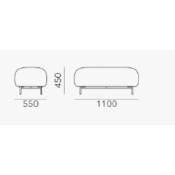 BUDDY PUF 550x1000/ H: 450