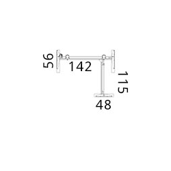 CONSET 501-37 HJRNE HVE SNKE STEL / 3 SJLET