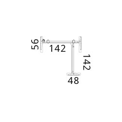 CONSET 501-37 HJRNE HVE SNKE STEL / 3 SJLET