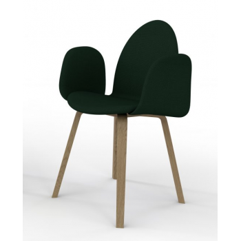 FUMAC 48 STOL MED FORMSPNDTE TRBEN - FULD POLSTRET MED ARMLN