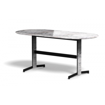 PIANA MARMOR OVALT BORD 