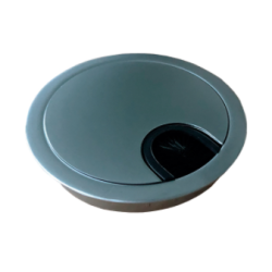 RUND KABELGENNEMFRING - CHROM