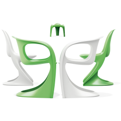 CASALINO STOL MED LAV RYG, ARMLN OG POLSTRET SDE