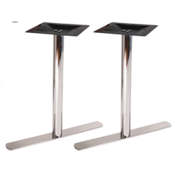 BORDSTEL MED T-BEN - Passer til bordplade fra 120x60 - 240x100 cm - 72 cm hjt