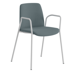 FULD POLSTRET STOL TIL FLERE FORML - MED ARMLN