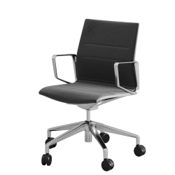 BOARD - KONFERENCESTOL MED LAV RYG / KONTORSTOL