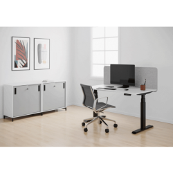 BOARD - KONFERENCESTOL MED LAV RYG / KONTORSTOL