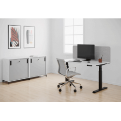 BOARD - KONFERENCESTOL MED LAV RYG / KONTORSTOL