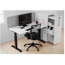 DIREKTR - KONTORSTOL MED ELLER UDEN ARMLN