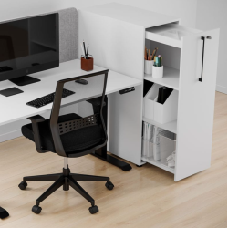 DIREKTR - KONTORSTOL MED ELLER UDEN ARMLN