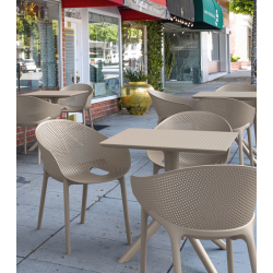 SKY KVADRATISK CAFEBORD 70-80 CM