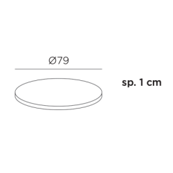 PIANI LAMINAT 80 CM BORDPLADE - UDENDRS