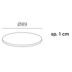 PIANI LAMINAT 90 CM BORDPLADE - UDENDRS
