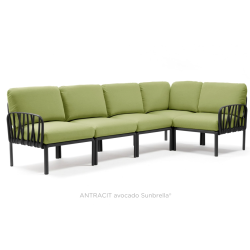 KOMODO 5 LOUNGESOFA - UDENDRS