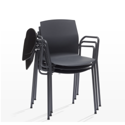 KABI CHAIR 4-LEG - MED OG UDEN HJUL