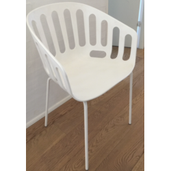 Demo stol Basket fra Gaber helt hvid  4 ben, nu kr. 200.- 