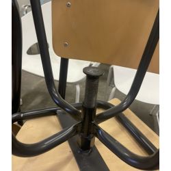 Drejestol, sort stel, b�g s�de nu kr. 300.- pr. stk. normal kr. 1.490.- 