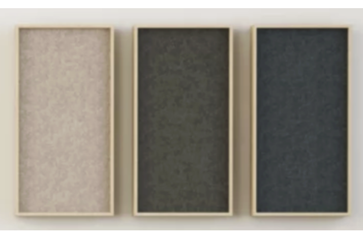 Lydisolerende v�gge med eg kant, normal kr. 1.890.- nu kr. 300.- pr. stk. 