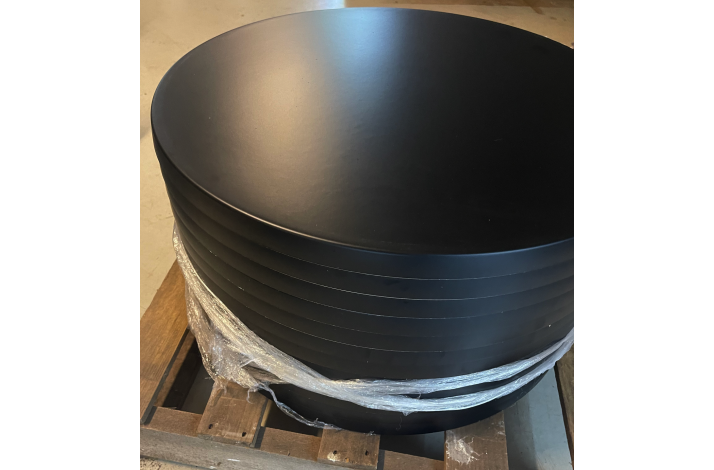 Cafe - Lounge - bordplade, sort �60 cm, Werzalit udend�rs. Nu kr. 100.- normal 890.- 