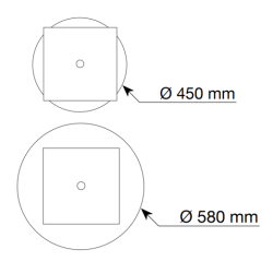 SJLESTEL A-SERIE - Max. bordplade 1000 mm