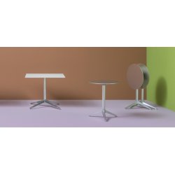 YPSILON BORD 3 BEN - Bordplade strrelser :59 - :69 cm / 59x59 cm