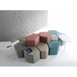 LOUNGEBORD 6-KANTET BAZALTO