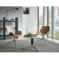 CENTURO STOL MED DREJELIG BASE - MED ELLER UDEN POLSTER