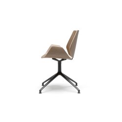 CENTURO STOL MED DREJELIG BASE - MED ELLER UDEN POLSTER