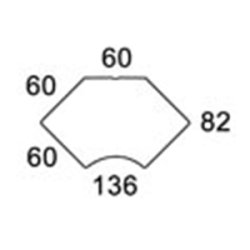 60x60 FLEX BORDPLADE